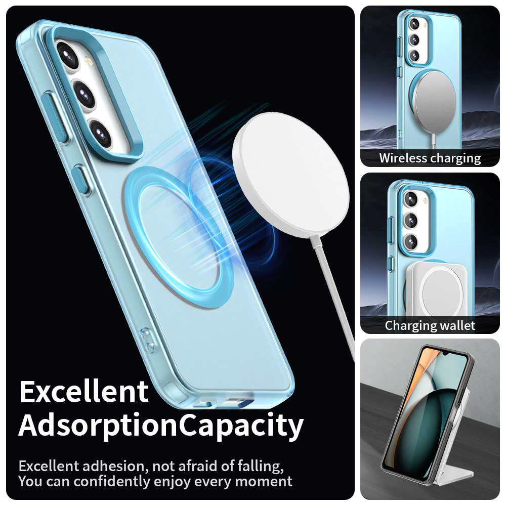 MagSafe-etui til Samsung Galaxy S23 S911, Techsuit, CandyCase, Blå