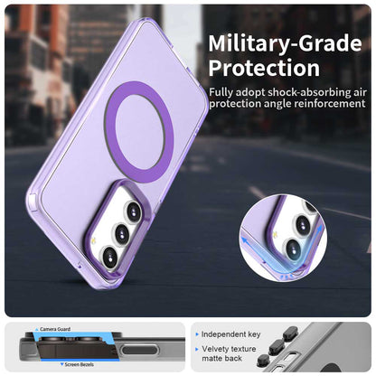 MagSafe-etui til Samsung Galaxy S23 S911, Techsuit, CandyCase, Lilla