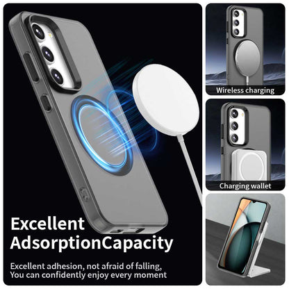 MagSafe-etui til Samsung Galaxy S23 S911, Techsuit, CandyCase, Sort