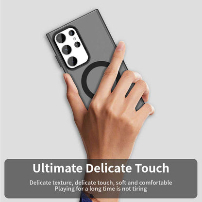 MagSafe-etui til Samsung Galaxy S23 Ultra S918, Techsuit, CandyCase, Sort