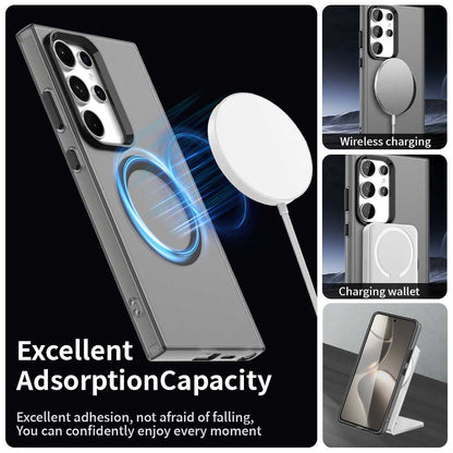 MagSafe-etui til Samsung Galaxy S23 Ultra S918, Techsuit, CandyCase, Sort