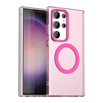MagSafe-etui til Samsung Galaxy S23 Ultra S918, Techsuit, CandyCase, Pink