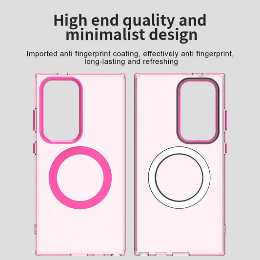 MagSafe-etui til Samsung Galaxy S23 Ultra S918, Techsuit, CandyCase, Pink