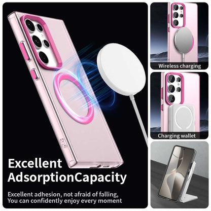 MagSafe-etui til Samsung Galaxy S23 Ultra S918, Techsuit, CandyCase, Pink