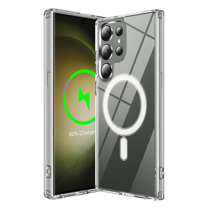 MagSafe-etui til Samsung Galaxy S23 Ultra S918, Techsuit, Pro, Transparent
