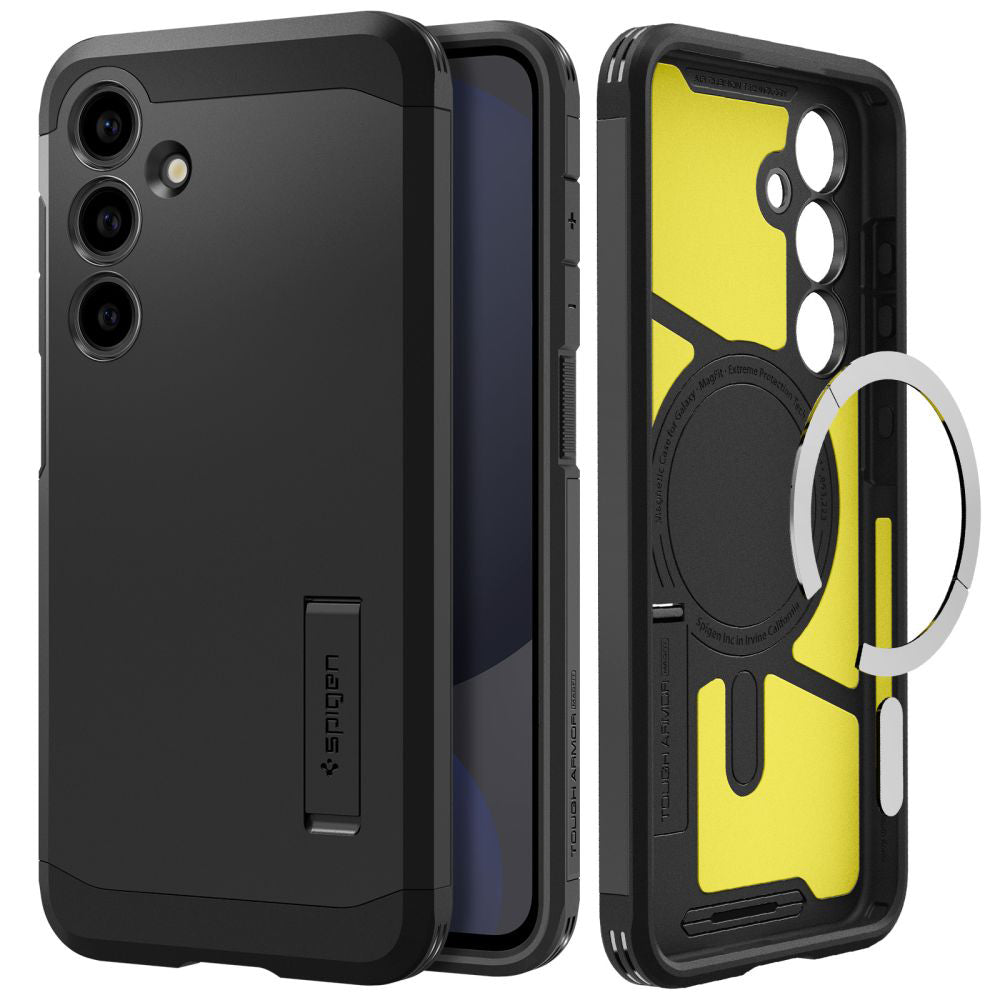 MagSafe cover til Samsung Galaxy S24 FE S721, Spigen, Tough Armor, Sort ACS08625