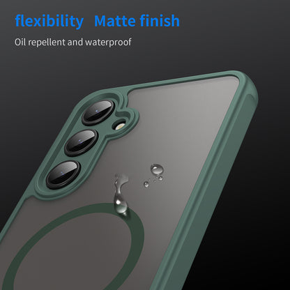 MagSafe-etui til Samsung Galaxy S24 FE S721, Techsuit, HaloFrost II, Grøn