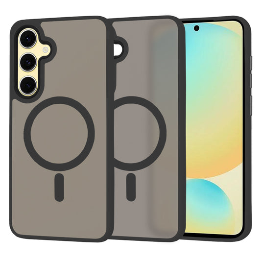 MagSafe cover til Samsung Galaxy S24 FE S721, Techsuit, HaloFrost, Sort