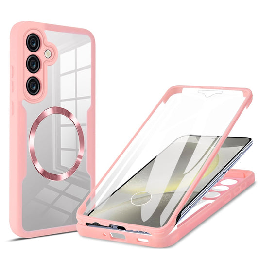 MagSafe-etui til Samsung Galaxy S24+ S926, Techsuit, ColorVerse 360, Pink