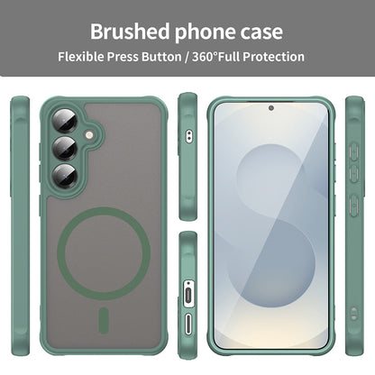 MagSafe-etui til Samsung Galaxy S24+ S926, Techsuit, HaloFrost II, Grøn