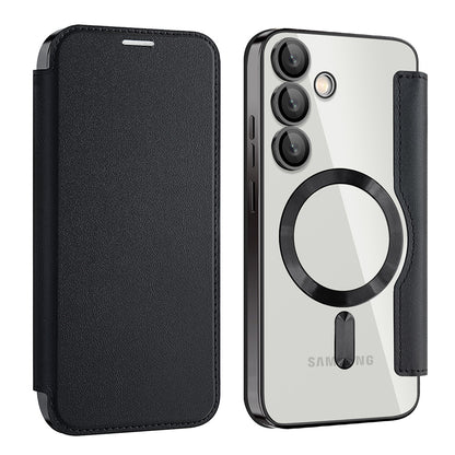MagSafe-etui til Samsung Galaxy S24+ S926, Techsuit, SmartMag Book, Sort