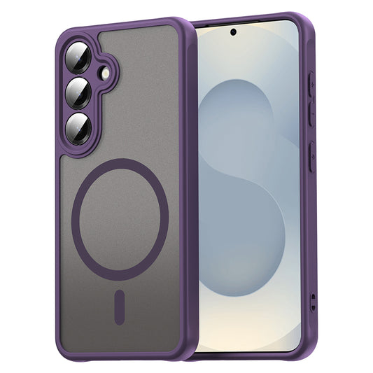 MagSafe-etui til Samsung Galaxy S24 S921, Techsuit, HaloFrost II, Lilla