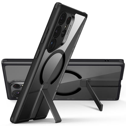 MagSafe cover til Samsung Galaxy S24 Ultra S928, ESR, Boost Flickstand, Sort Transparent