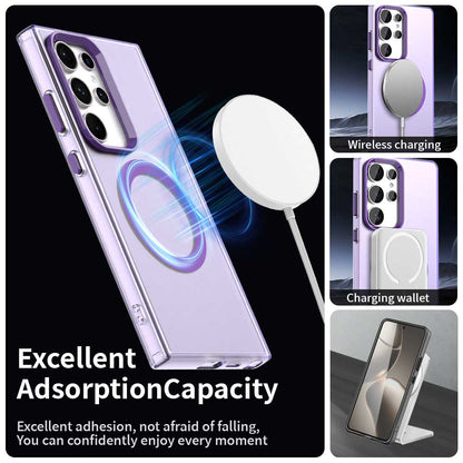 MagSafe-etui til Samsung Galaxy S24 Ultra S928, Techsuit, CandyCase, Lilla