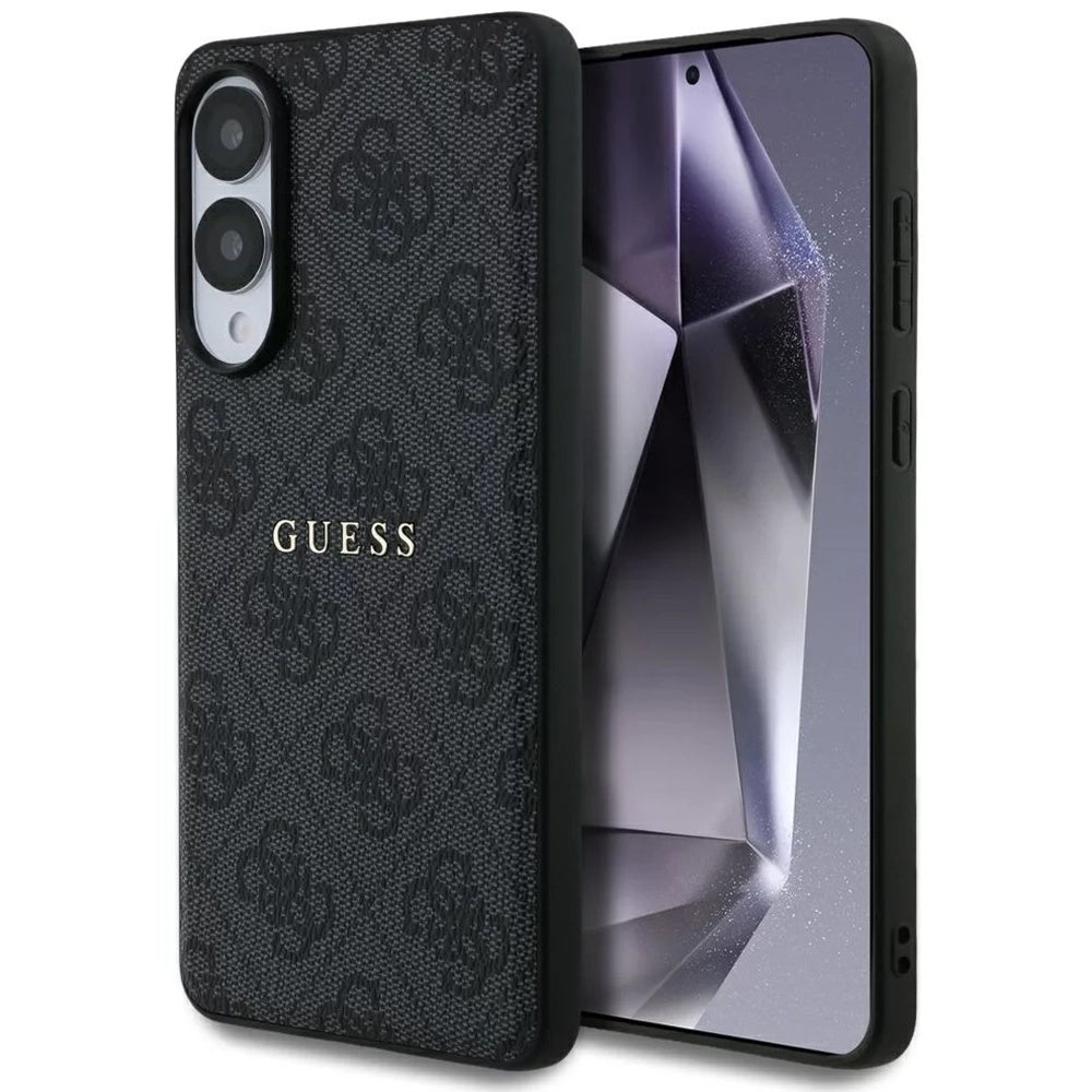 MagSafe cover til Samsung Galaxy S25 Edge S937, Guess, 4G Ring Classic Logo, Sort