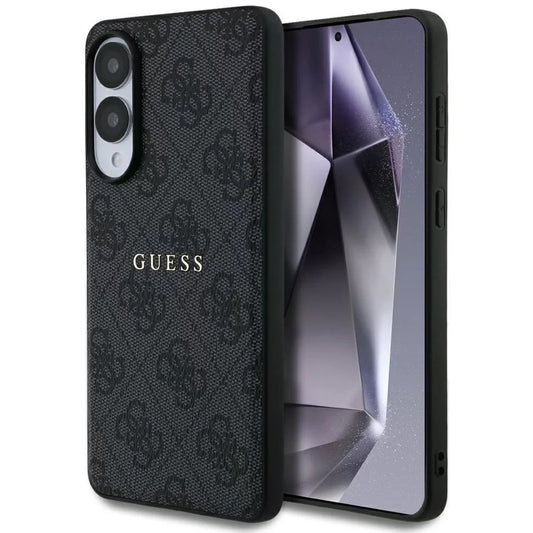 MagSafe cover til Samsung Galaxy S25 Edge S937, Guess, 4G Ring Classic Logo, Sort