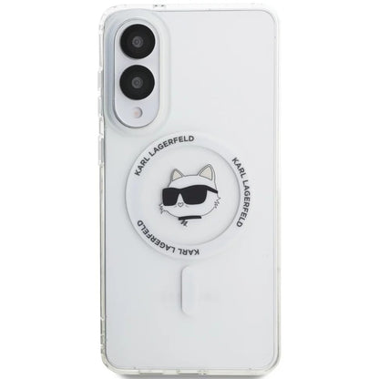 MagSafe cover til Samsung Galaxy S25 Edge S937, Karl Lagerfeld, IML Choupette's Head, Hvid
