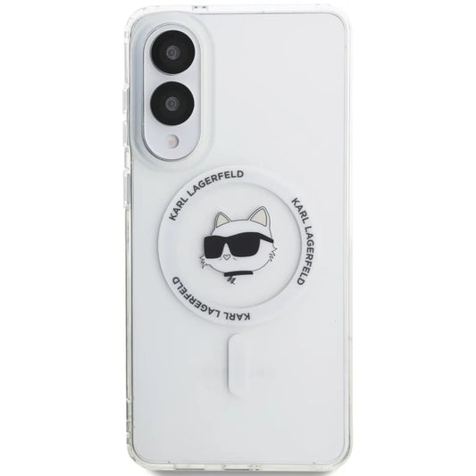 MagSafe cover til Samsung Galaxy S25 Edge S937, Karl Lagerfeld, IML Choupette's Head, Hvid