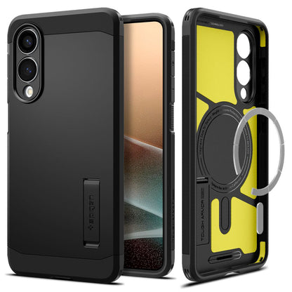 MagSafe cover til Samsung Galaxy S25 Edge S937, Spigen, Tough Armor, Sort ACS09422