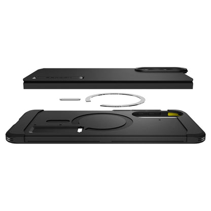 MagSafe cover til Samsung Galaxy S25 Edge S937, Spigen, Tough Armor, Sort ACS09422
