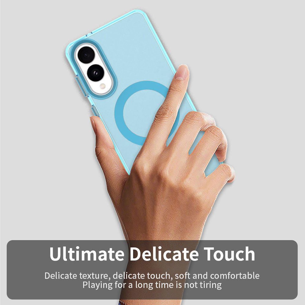 MagSafe-etui til Samsung Galaxy S25 Edge S937, Techsuit, CandyCase, Blå
