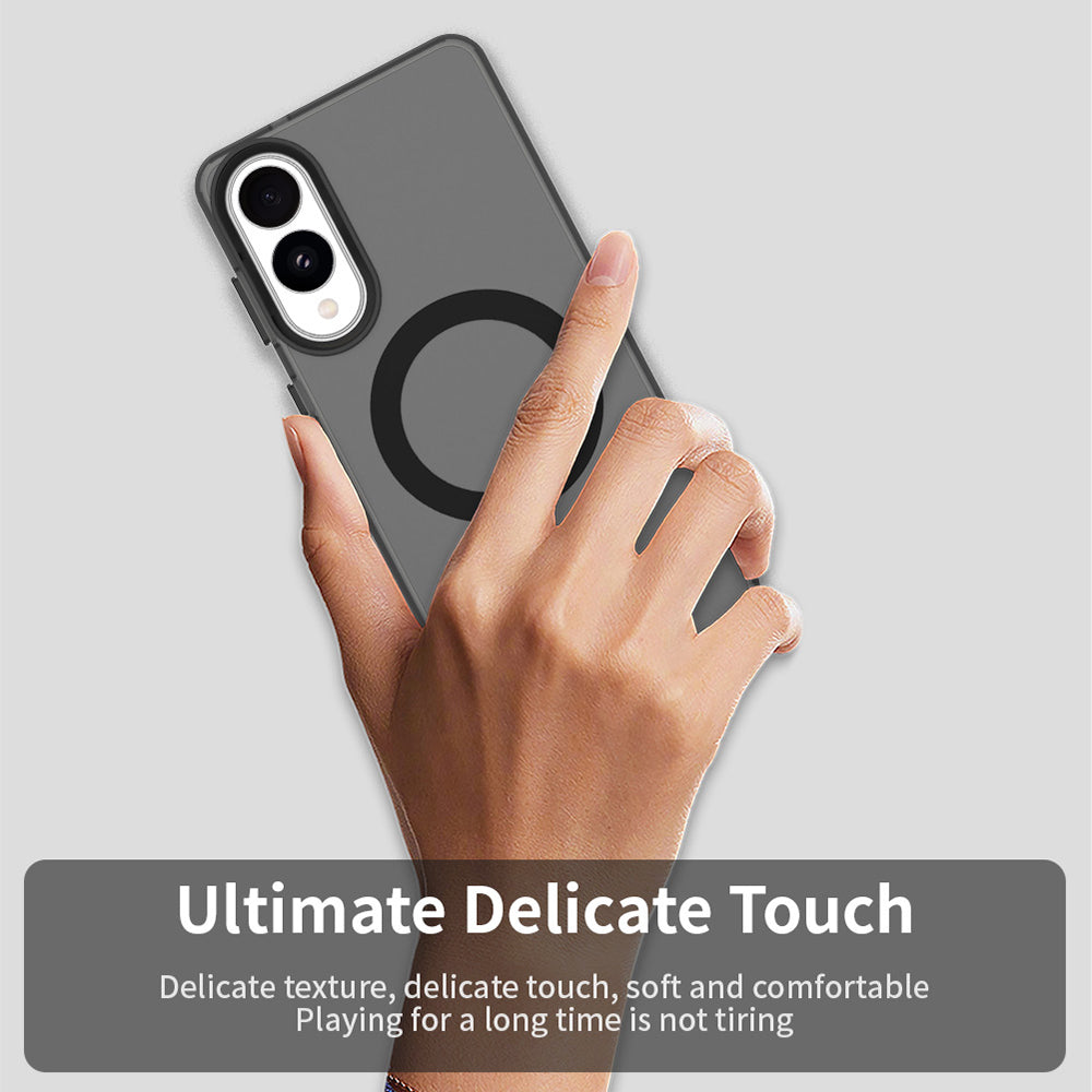 MagSafe-etui til Samsung Galaxy S25 Edge S937, Techsuit, CandyCase, Sort
