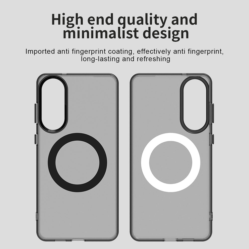 MagSafe-etui til Samsung Galaxy S25 Edge S937, Techsuit, CandyCase, Sort
