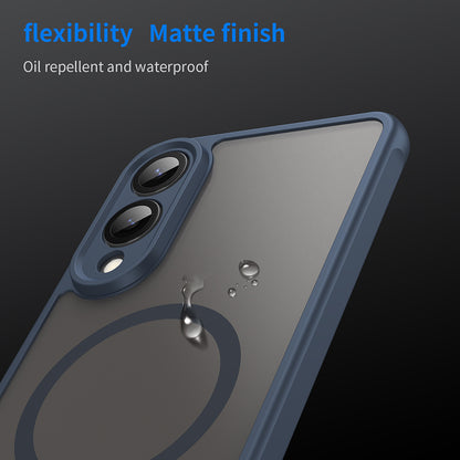 MagSafe-etui til Samsung Galaxy S25 Edge S937, Techsuit, HaloFrost II, Mørkeblå