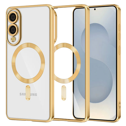 MagSafe-etui til Samsung Galaxy S25 Edge S937, Techsuit, Luxury Crystal, Guld