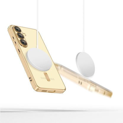 MagSafe-etui til Samsung Galaxy S25 Edge S937, Techsuit, Luxury Crystal, Guld
