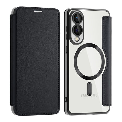 MagSafe-etui til Samsung Galaxy S25 Edge S937, Techsuit, SmartMag Book, Sort