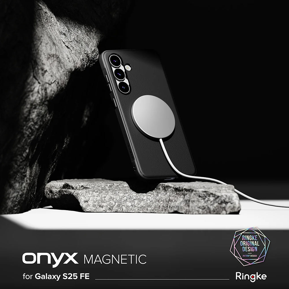 MagSafe-etui til Samsung Galaxy S25 FE, Ringke, Onyx, Sort