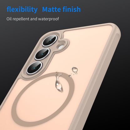 MagSafe-etui til Samsung Galaxy S25 FE, Techsuit, HaloFrost II, Guld