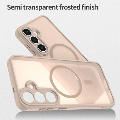 MagSafe-etui til Samsung Galaxy S25 FE, Techsuit, HaloFrost II, Guld