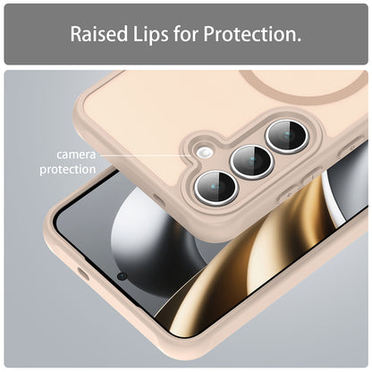 MagSafe-etui til Samsung Galaxy S25 FE, Techsuit, HaloFrost II, Guld