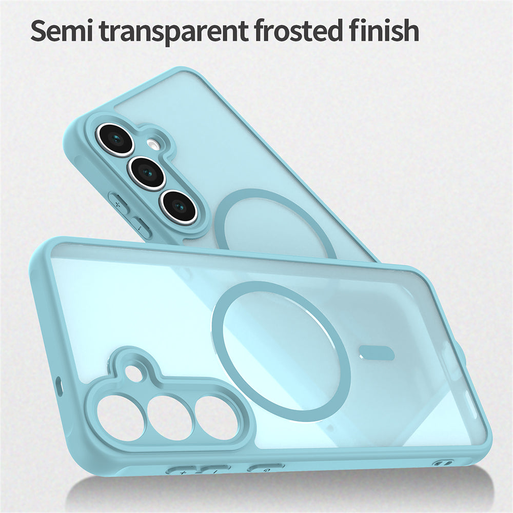 MagSafe-etui til Samsung Galaxy S25 FE, Techsuit, HaloFrost II, Lysegrøn