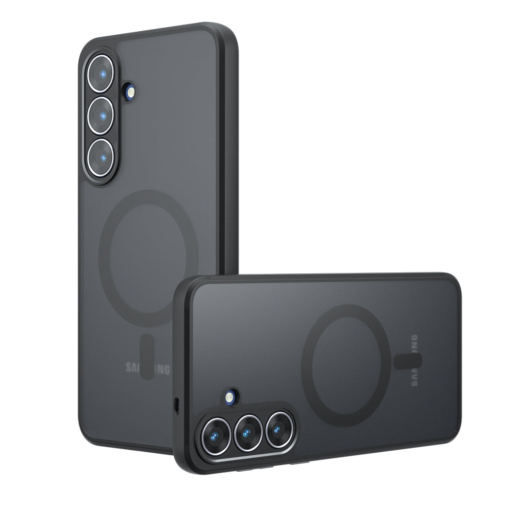 MagSafe cover til Samsung Galaxy S25 FE, Techsuit, PureFrost, Satin Sort