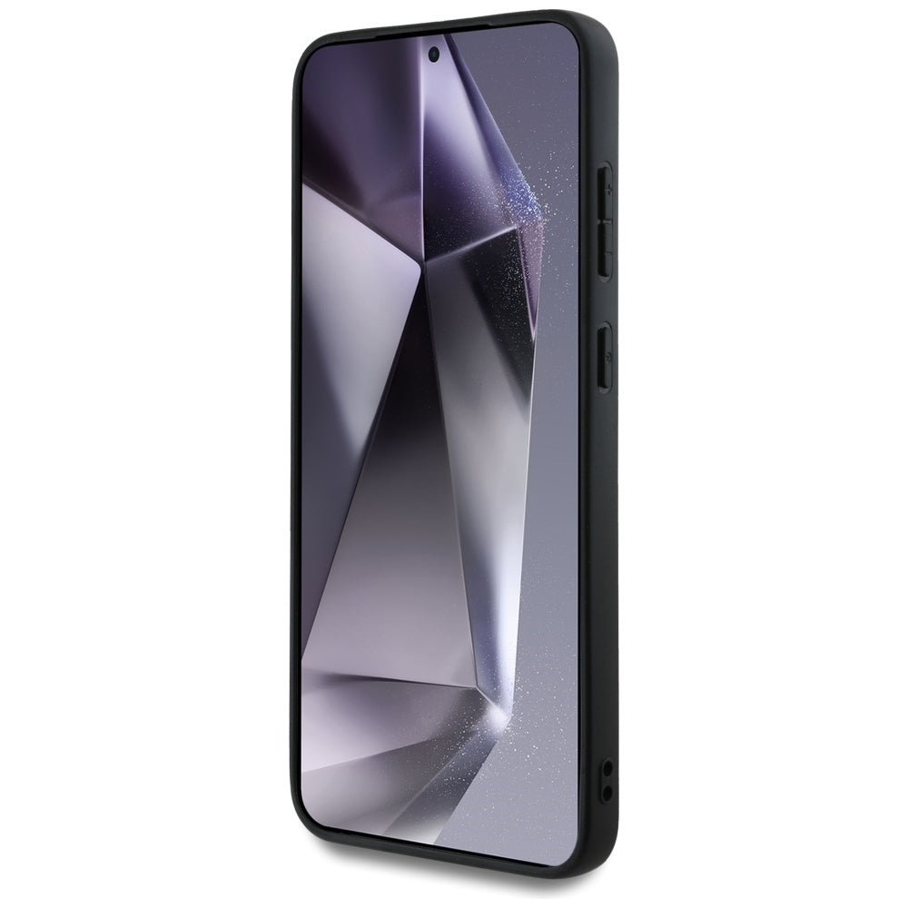 MagSafe cover til Samsung Galaxy S25+ S936, Guess, 4G Ring Classic Logo, Sort