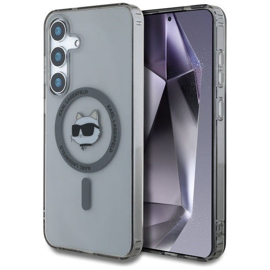 MagSafe cover til Samsung Galaxy S25+ S936, Karl Lagerfeld, IML Choupette's Head, Sort