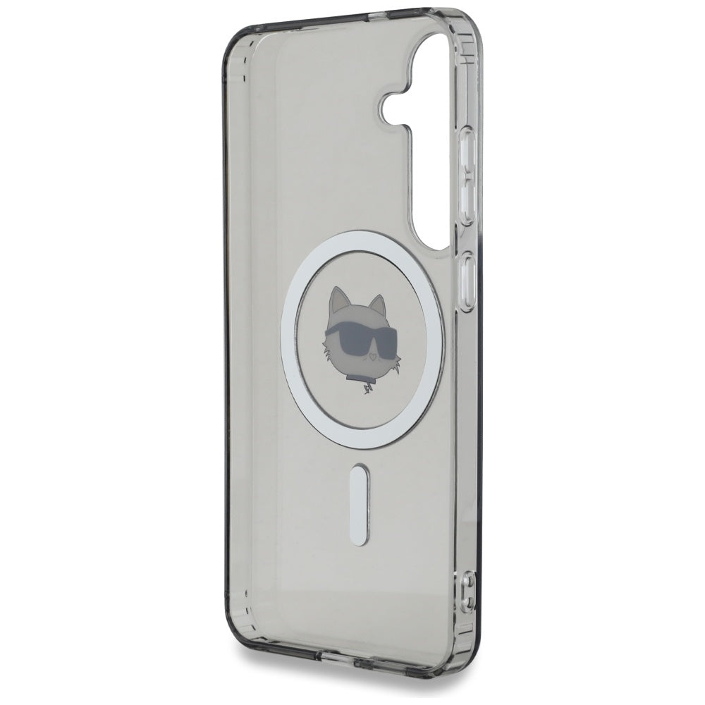 MagSafe cover til Samsung Galaxy S25+ S936, Karl Lagerfeld, IML Choupette's Head, Sort