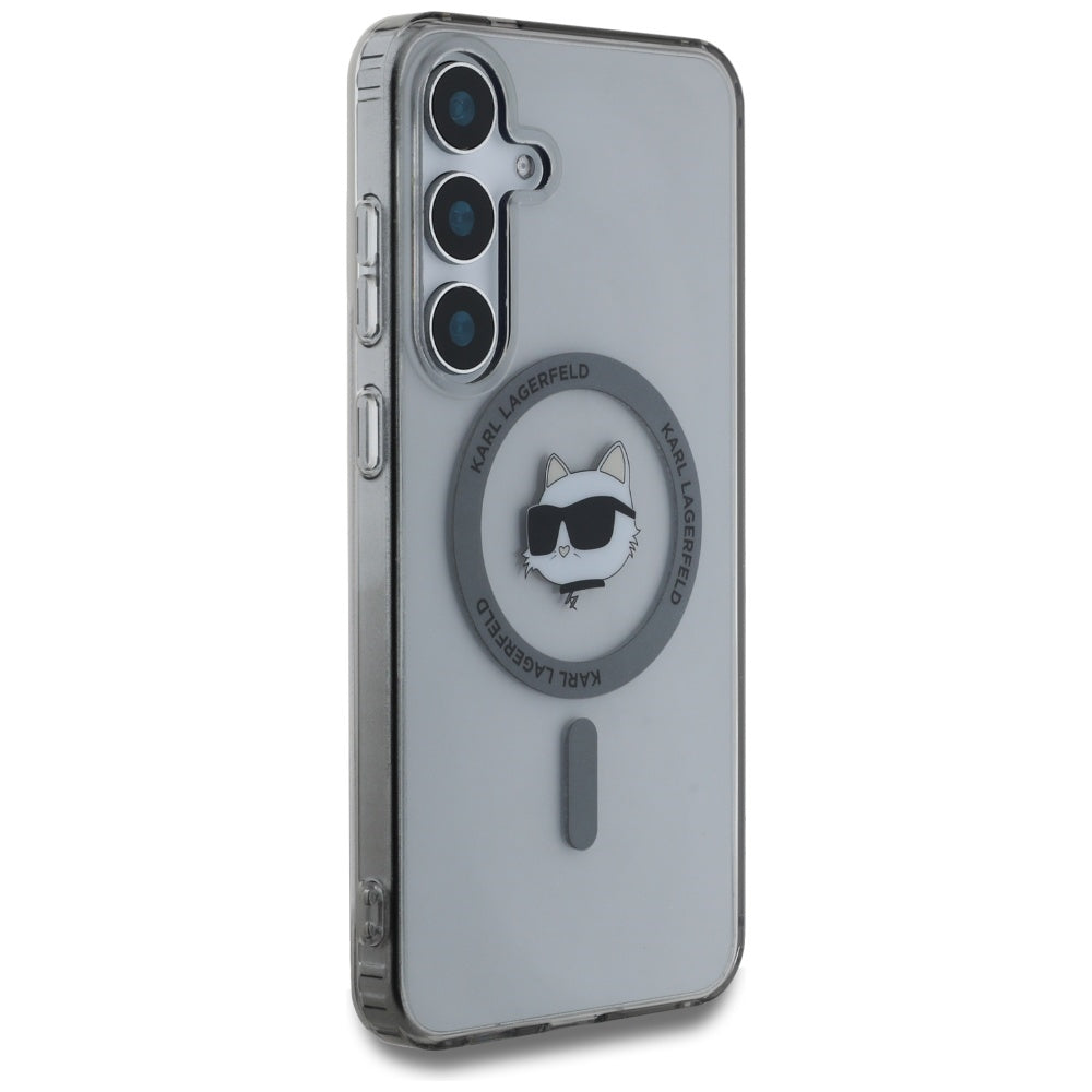 MagSafe cover til Samsung Galaxy S25+ S936, Karl Lagerfeld, IML Choupette's Head, Sort