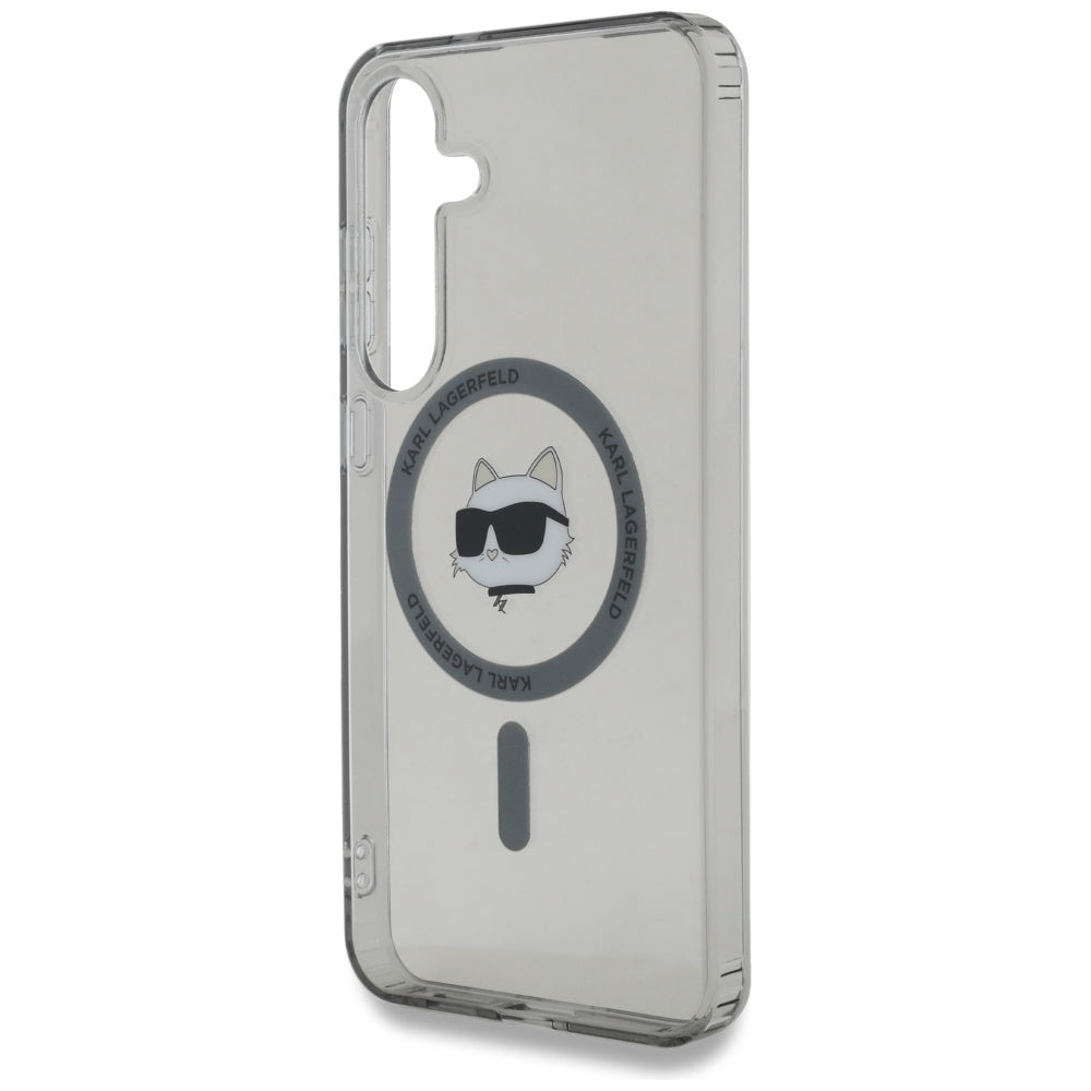 MagSafe cover til Samsung Galaxy S25+ S936, Karl Lagerfeld, IML Choupette's Head, Sort