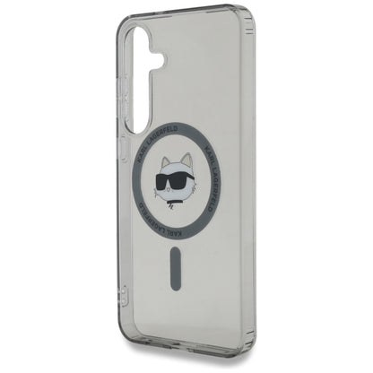 MagSafe cover til Samsung Galaxy S25+ S936, Karl Lagerfeld, IML Choupette's Head, Sort