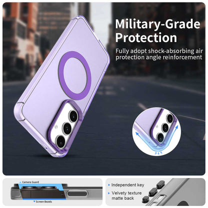 MagSafe-etui til Samsung Galaxy S25+ S936 / S24+ S926, Techsuit, CandyCase, Lilla