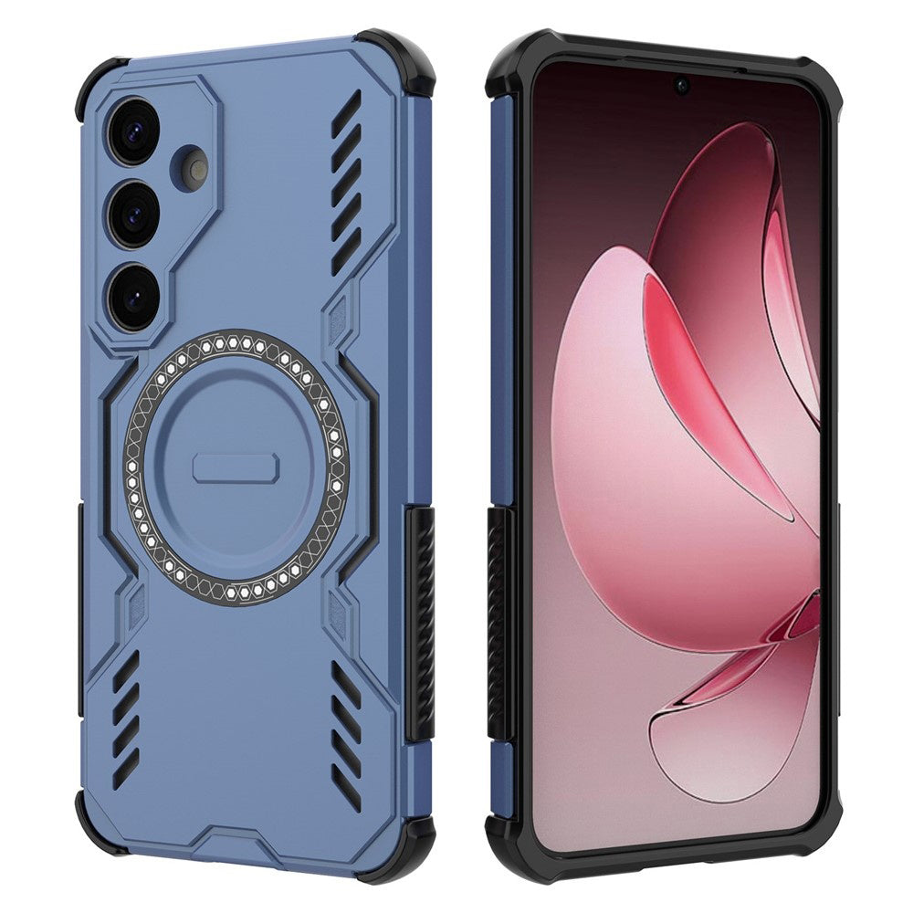MagSafe-etui til Samsung Galaxy S25+ S936, Techsuit, ArmorMag, Blå