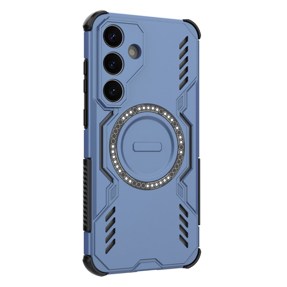 MagSafe-etui til Samsung Galaxy S25+ S936, Techsuit, ArmorMag, Blå