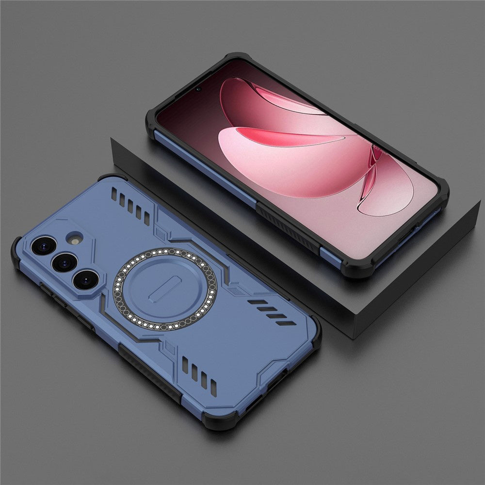 MagSafe-etui til Samsung Galaxy S25+ S936, Techsuit, ArmorMag, Blå