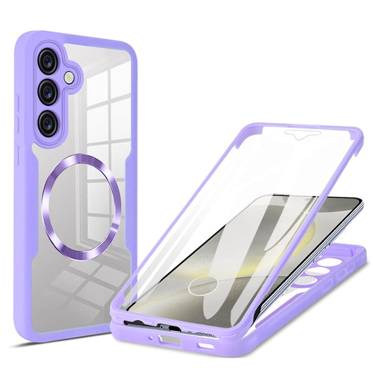 MagSafe-etui til Samsung Galaxy S25+ S936, Techsuit, ColorVerse 360, Lilla