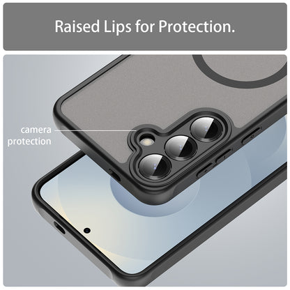 MagSafe-etui til Samsung Galaxy S25+ S936, Techsuit, HaloFrost II, Sort
