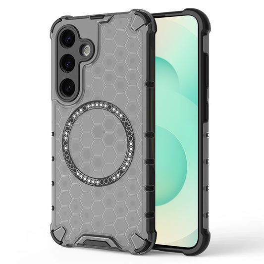 MagSafe-etui til Samsung Galaxy S25+ S936, Techsuit, HoneyComb Shield, Sort